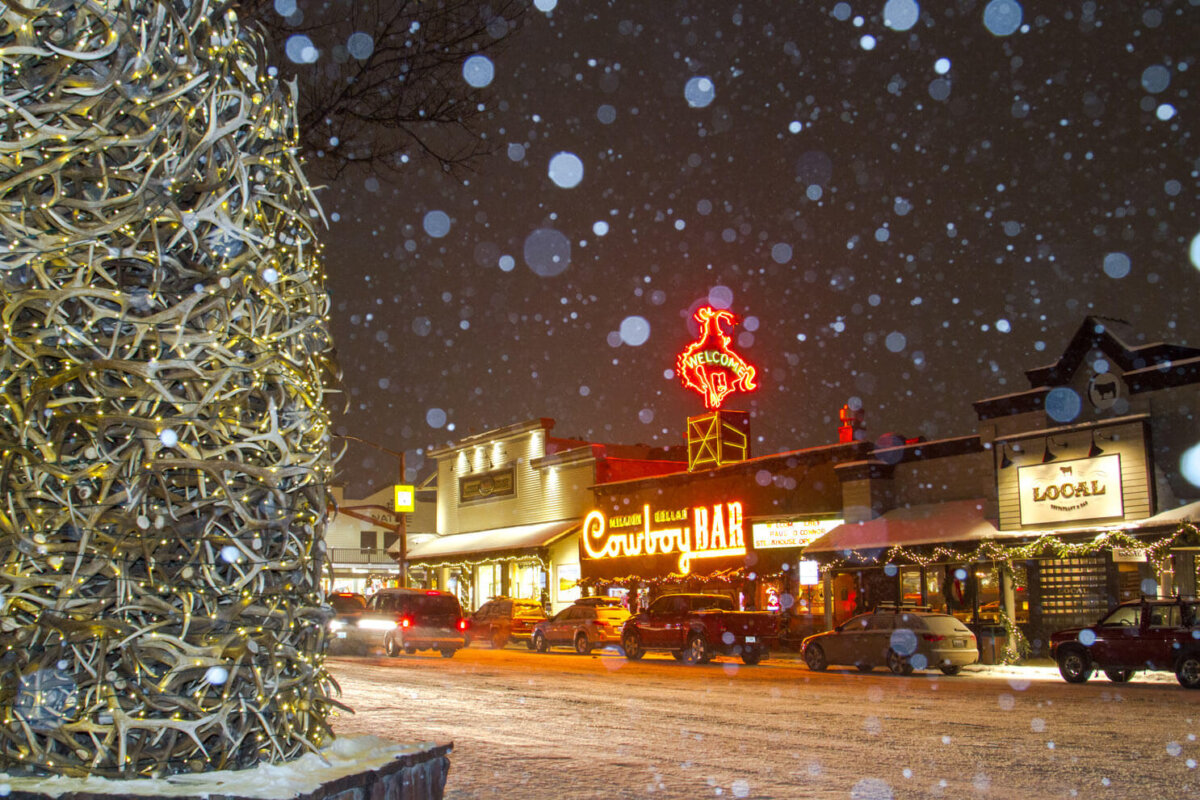 Street view of Million Dollar Cowboy Bar Jackson WY