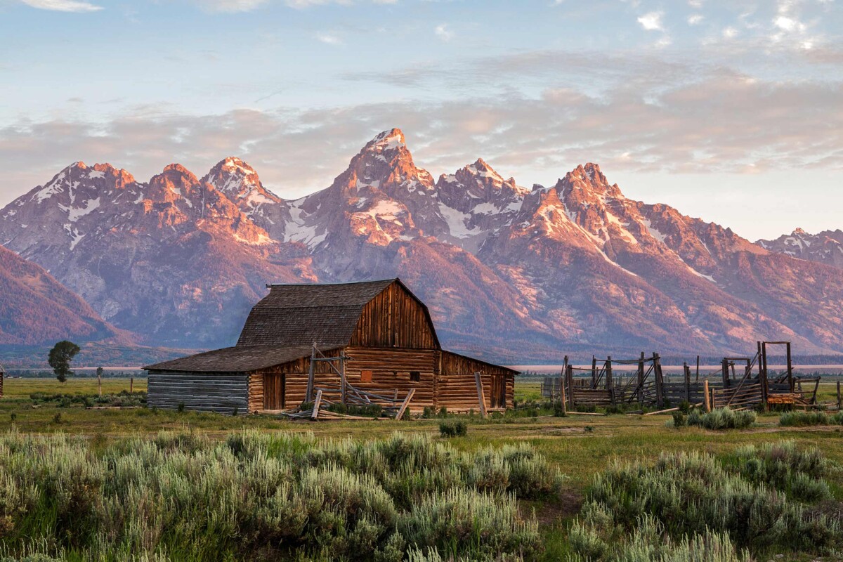 Moulton Barn in the Grand Teton Wyoming