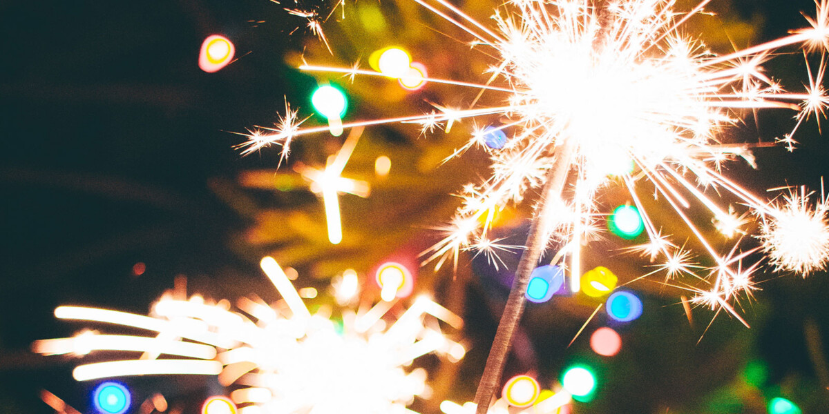 New Years In Jackson WY sparklers
