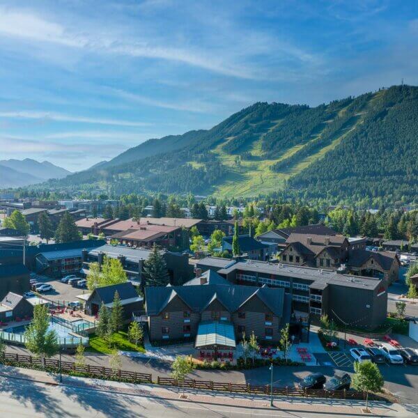 Mountain Modern Jackson Hole Exterior in Summer