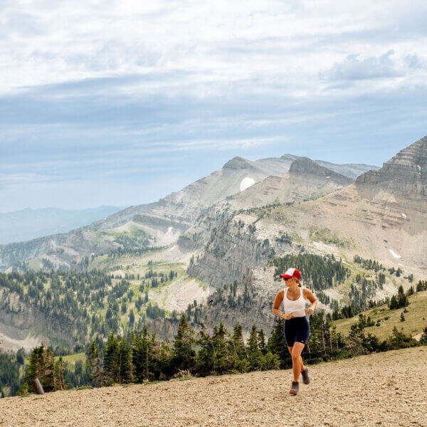Adventuring at the top of the Jackson Hole Mountain Resort Tram