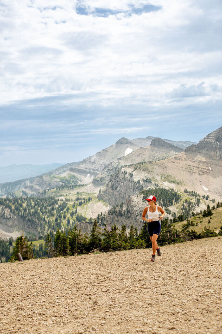 Adventuring at the top of the Jackson Hole Mountain Resort Tram